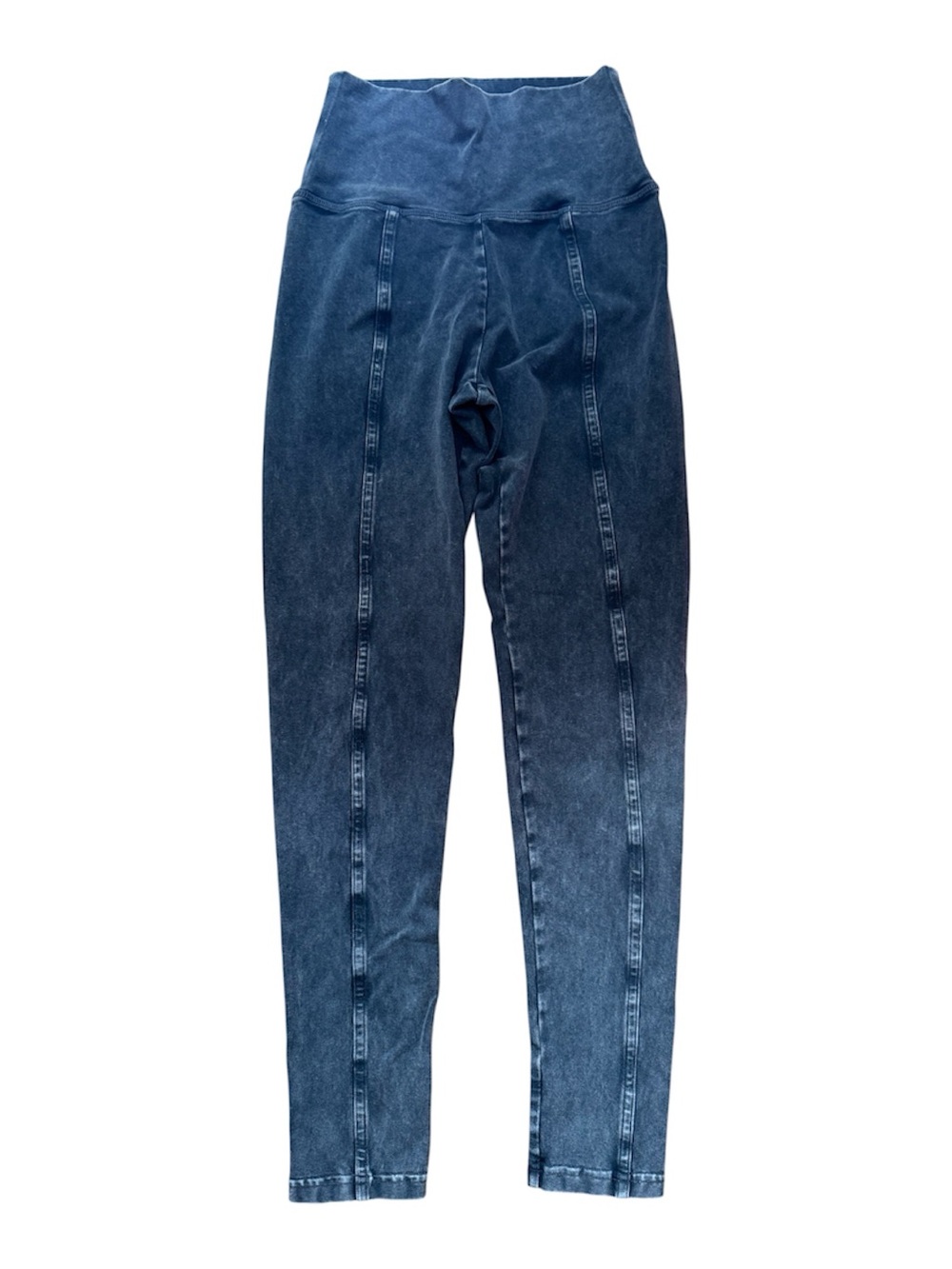 Aerie OG 7/8 high rise acid wash grey leggings size small